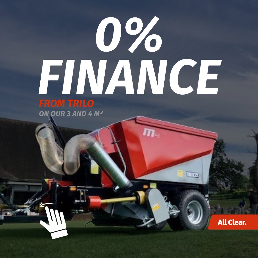 #IndustryNews: Maintain now, pay later, with <a href="/Trilo_equipment/">Trilo</a> 0% finance offer. 

Find out more here 👇 
pitchcare.com/blogs/news/mai…

#greenkeeping #machinery #trilo #trilomachinery #Pitchcare #turfcare