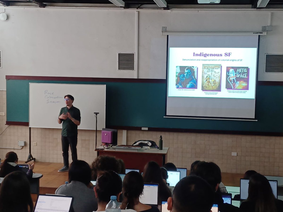 ProjectRESHAP's tweet image. Today, we had a stellar first session of our 3rd-year Indigenous Canadian literature class with Jose Alegría Hernández. Great job, Jose👨🏻‍🏫 Congratulations!!