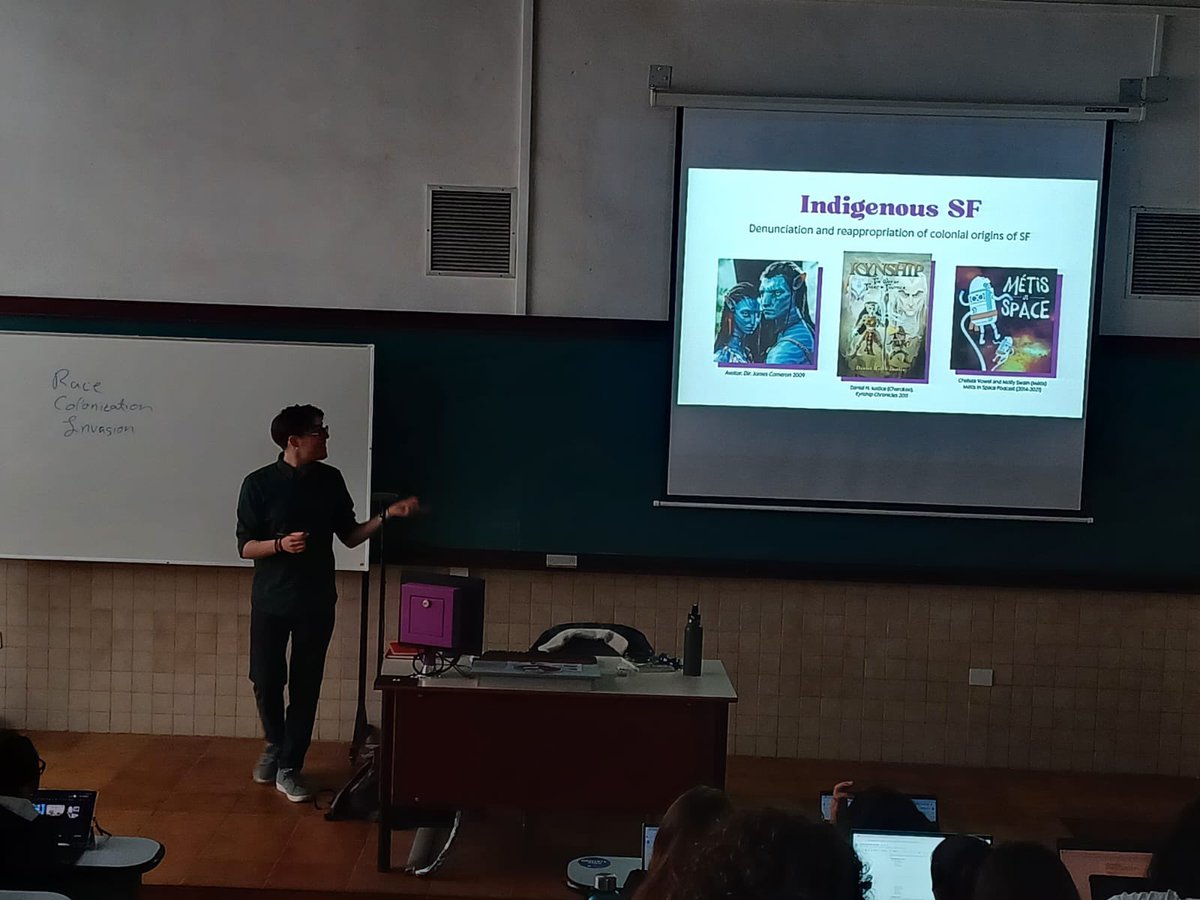 ProjectRESHAP's tweet image. Today, we had a stellar first session of our 3rd-year Indigenous Canadian literature class with Jose Alegría Hernández. Great job, Jose👨🏻‍🏫 Congratulations!!