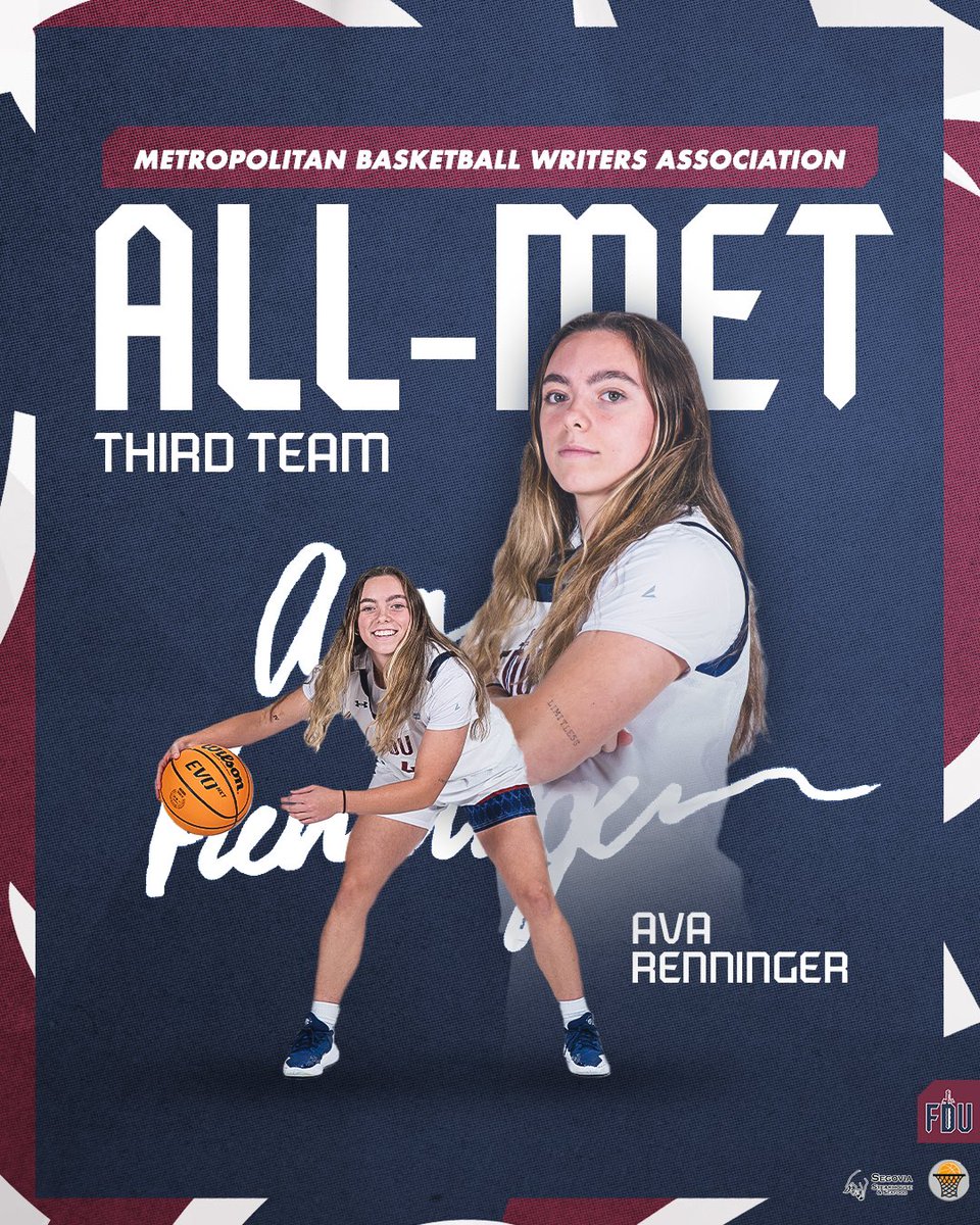 FDU Women's Basketball (@fduknightswbb) on Twitter photo the accolades don’t stop coming for Ava.
<a href="/AvaRenninger/">Ava Renninger</a> was named to the <a href="/MetBasketballW/">MetBasketballWriters</a> DI All-Met Third Team!!
#uKNIGHTED the accolades don’t stop coming for Ava.
<a href="/AvaRenninger/">Ava Renninger</a> was named to the <a href="/MetBasketballW/">MetBasketballWriters</a> DI All-Met Third Team!!
#uKNIGHTED
