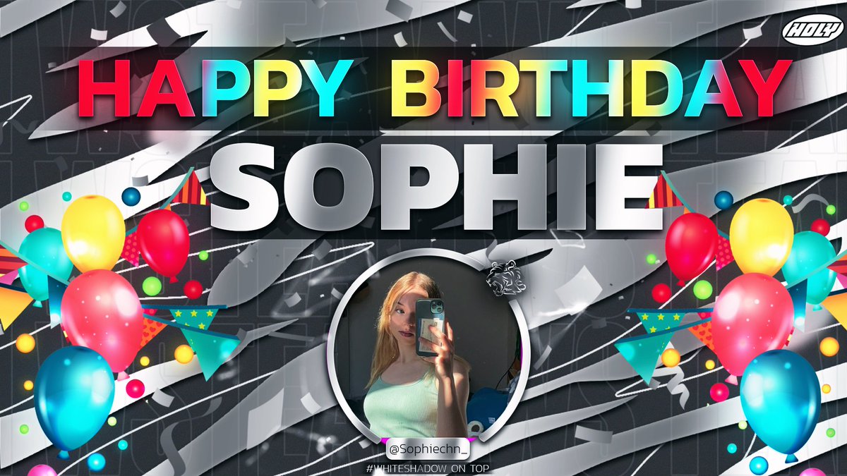 Happy Birthday <a href="/Sophiechn_/">Sophie</a> 🤍🖤
