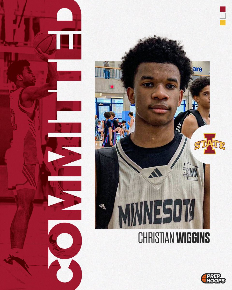 Prep Hoops 🏀 (@prephoops) on Twitter photo 2026 G and <a href="/PHCircuit/">Prep Hoops Circuit 🏀</a> standout Christian Wiggins of D1 Minnesota has committed to Iowa State 🌪️
More: prephoops.com/player/christi… 2026 G and <a href="/PHCircuit/">Prep Hoops Circuit 🏀</a> standout Christian Wiggins of D1 Minnesota has committed to Iowa State 🌪️
More: prephoops.com/player/christi…