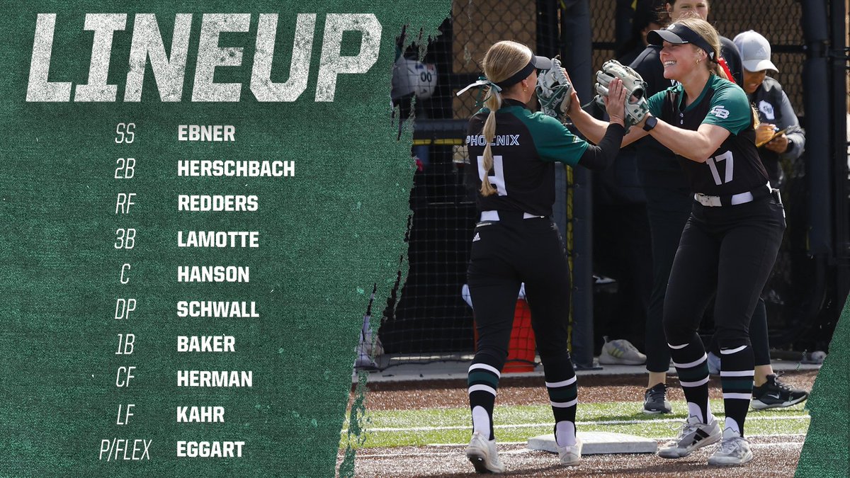 Game one lineup taking on the Tommies 💪

#RiseWithUs