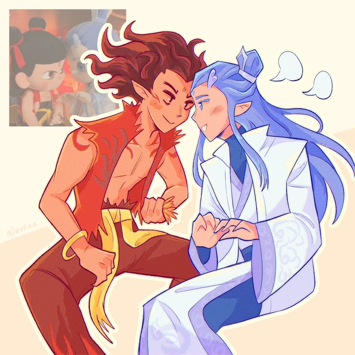 i love their mascots...

#nezha2 #oubing