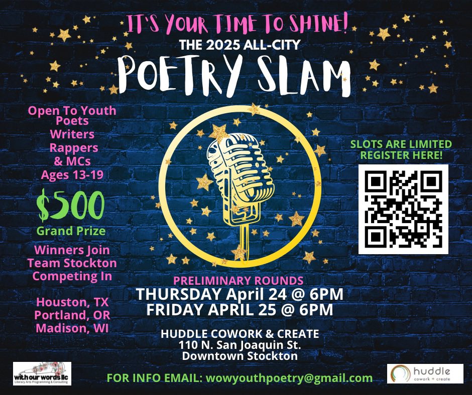 THIS IS HOW I’m closing out National Poetry Month, y’all! The annual youth competition that selects our national team. Please share, and then send this to a youth or a teacher you know. This event broadens horizons, and changes lives!