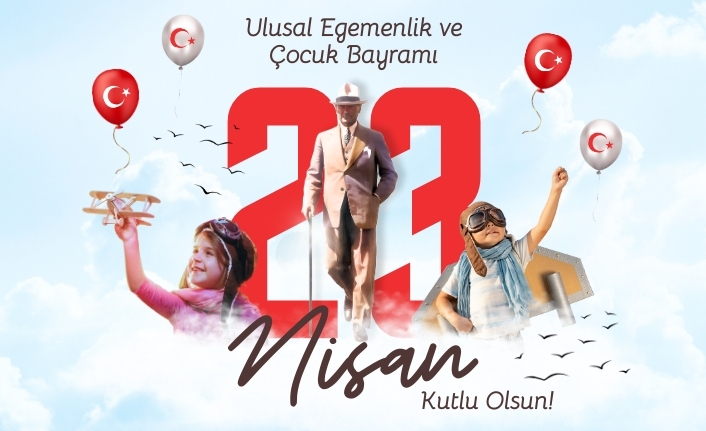 #23NisanUlusalEgemenlikveÇocukBayramı 
Bu bayramı çocuklara armağan eden Gazi Mustafa Kemal Atatürk’ü saygı ve minnetle anıyor, tüm çocuklara hep güldükleri, hayal kurdukları, özgürlük dolu, aydınlık bir gelecek diliyoruz... 🇹🇷