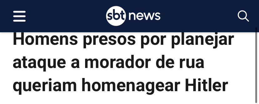 “ideologia morta a mais de 80 anos”
Literalmente ontem:
