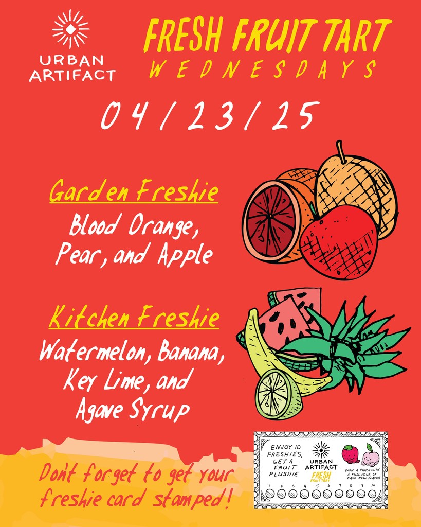 🥁 ...and this week's #freshfruittarts are:

#realfruit #craftbeer #cincinnati #thingstodoincincinnati #limited #taproom exclusive