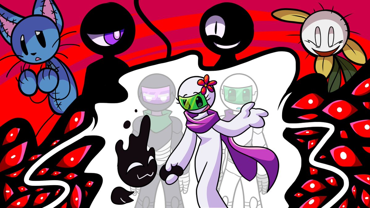 Youtube thumbnail I just finished for <a href="/SXWD11/">Siax Witled 11</a> ! I've been invited over to help out with their story project and particularly Story 0 of their series, looking forward to it very much ;)