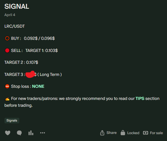 $LRC/USDT
Target 2+ exceeded✅
Premium Profit : +17%  
more signals📷pinned POST