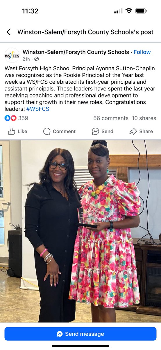 We want to congratulate <a href="/Ayonna1994/">Ayonna</a> on being selected as the Rookie Principal of the Year!