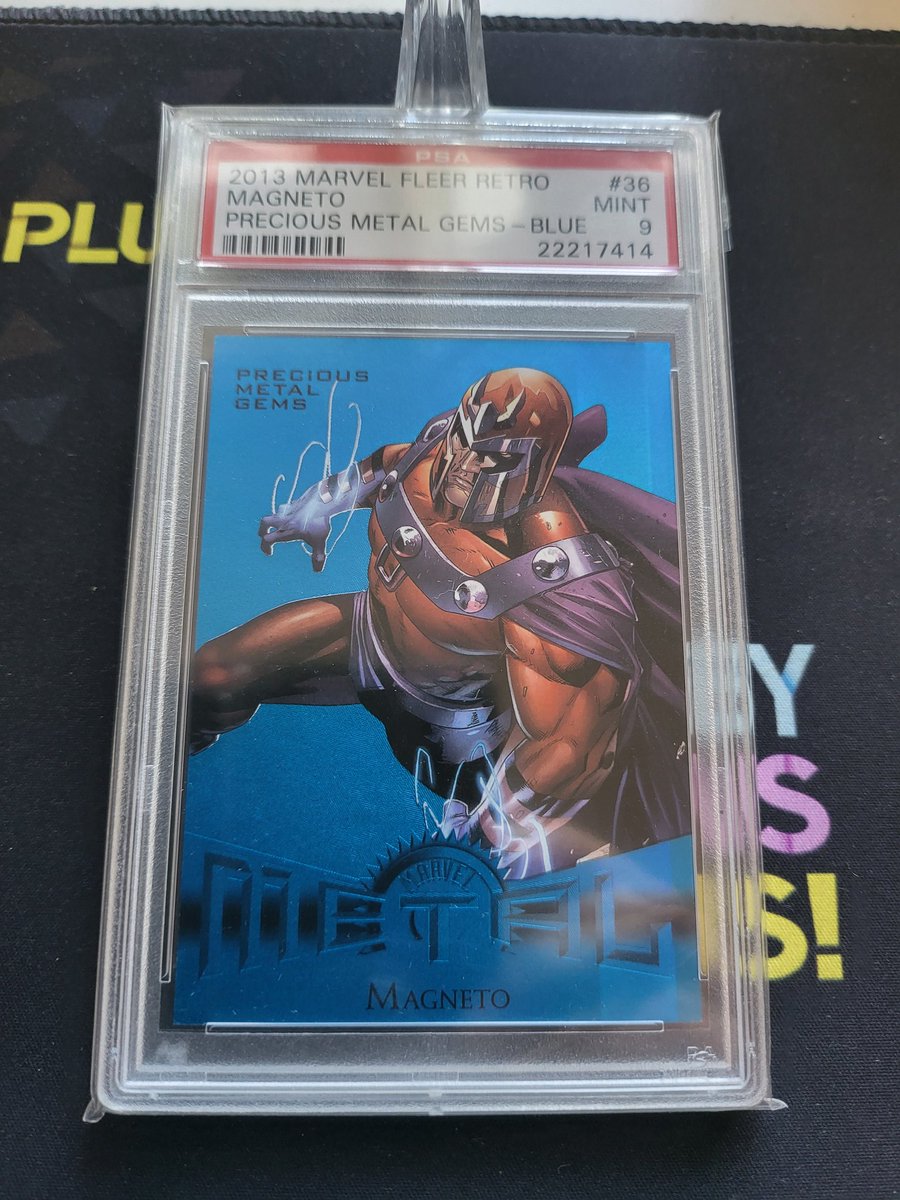 Hobby_News_Plus's tweet image. Posting some of my favorite Marvel Precious Metal Gems today...2013 Magneto /50

#Fleer #Marvel #PMG #PSA