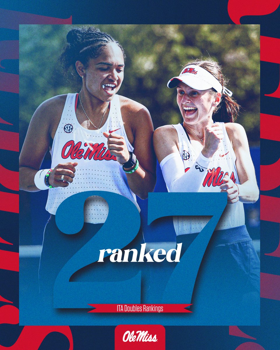 In the rankings 🙌

<a href="/ITA_Tennis/">ITA</a> | #HottyToddy
