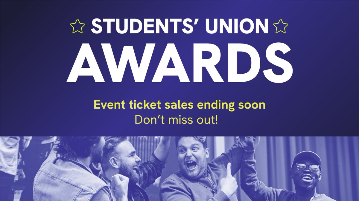 Ticket sales end soon!

Next week's event is all about celebrating you - our students - and the successes of our amazing UEL community. The event will feature dinner, drinks, dancing and celebration.

Tickets are just £10 at eastlondonsu.com/ents/event/2289  💃🕺