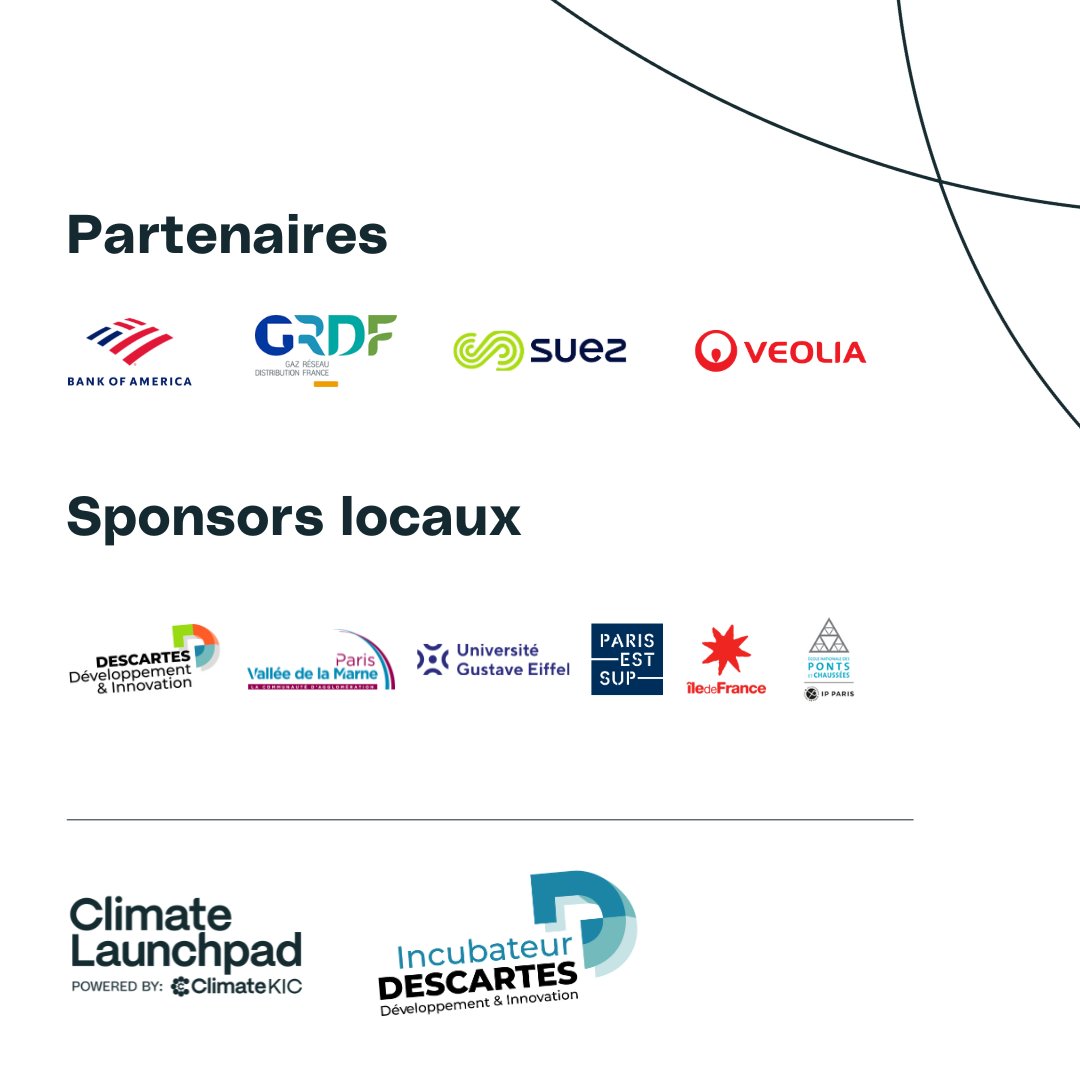 [#ClimateLaunchpad2025] Focus sur les partenaires du @ClimateLaunchpad.

Pour rappel, @ClimateLaunchpad est le plus grand concours international de pitchs dédié à l’innovation climatique. Ouvert à tous, il représente une opportunité unique de se challenger, tester son idée et