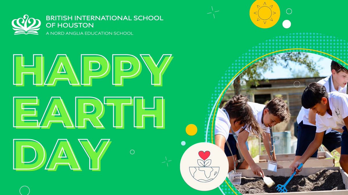 BISHouston's tweet image. Happy Earth Day. Our Power. Our Planet. 🌱
Today - and every day - we celebrate, reflect, and take action to protect our beautiful planet.
At BIS Houston, we’re creating life-changing experiences that help shape a better world.
#BISHouston #CreateYourFuture #EarthDay