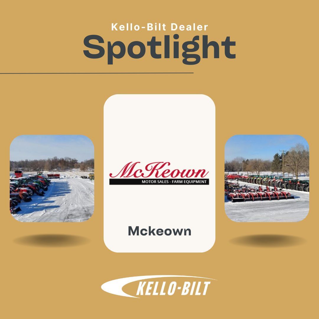 Looking for quality farm equipment? McKeown Motor Sales in Springbrook ON has Kello-Bilt discs ready for you! 🛠️ Swing by and ask them about our products—they’ll set you up right. #DealerSpotlight #FarmTough