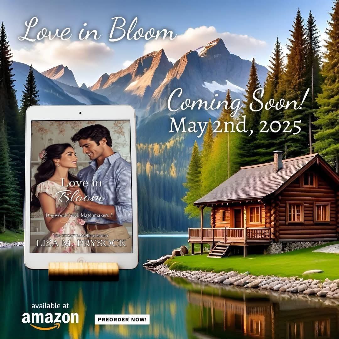 🌺 If you enjoy small town romance and the beautiful mountains of Tennessee, check out “Love in Bloom!” Coming May 2nd, the next book in the “Dogwood Creek Matchmakers” series. 
🌺 Reserve your copy of Hensley and Blake’s story here—: amazon.com/dp/B0F3KTM72K/