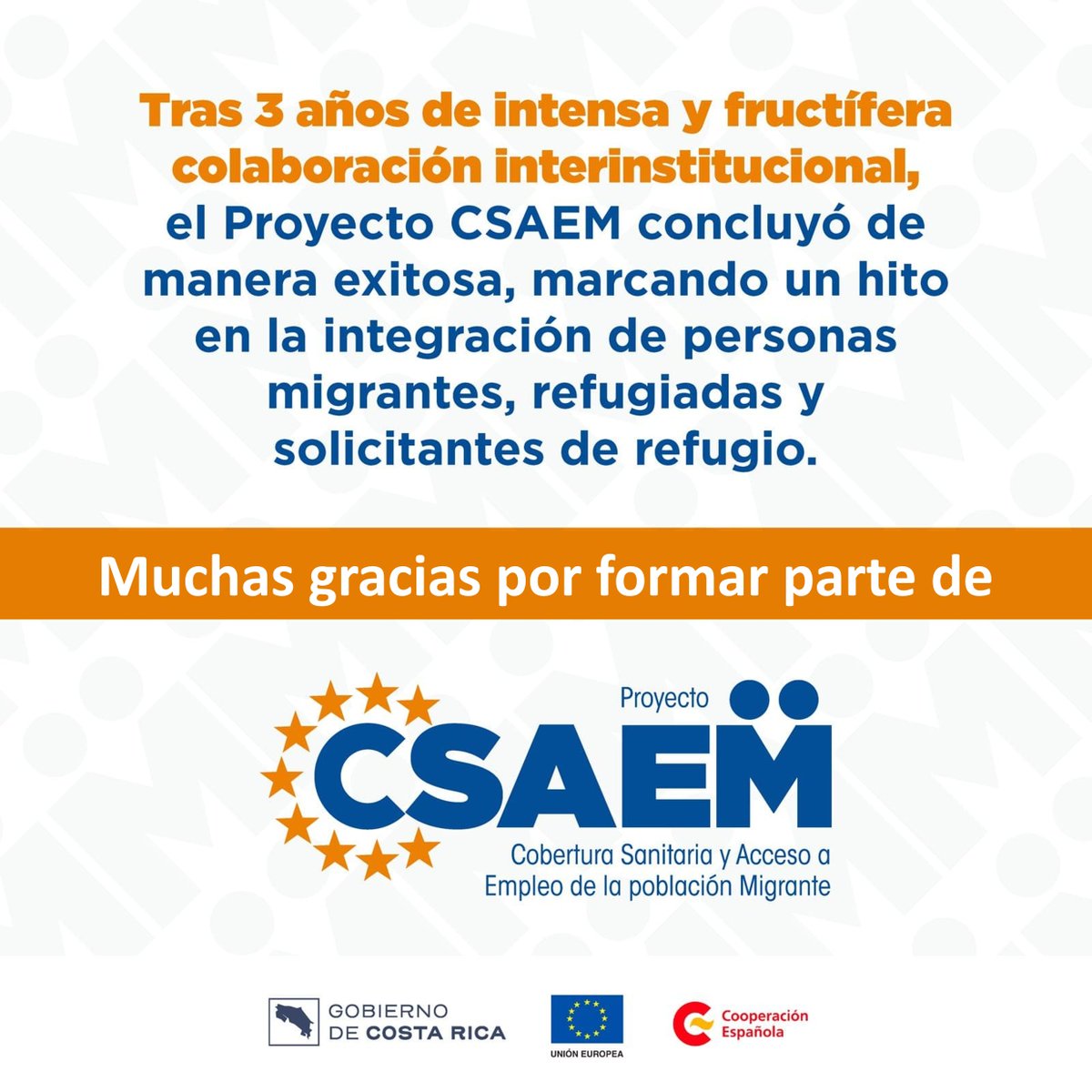 CSAEM Costa Rica tweet media