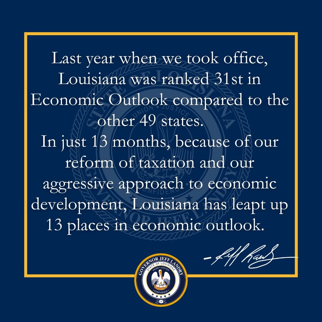 Governor Jeff Landry (@lagovjefflandry) on Twitter photo 