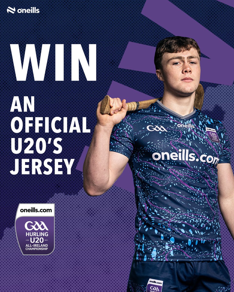 ONeills1918's tweet image. To celebrate the oneills.com U20 GAA All-Ireland Hurling Championship, we're giving away an official U20 Championship jersey 🤩 

TO WIN:
  
👍 LIKE and SHARE this post. 
💬TAG a friend in the comments.

T's and C's Apply.

#ONeills #ONeillsSportswear #Competition