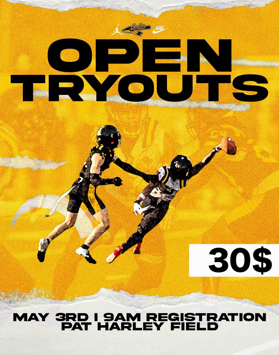Important change!!!! Tryouts will be moved to May 3rd. ‼️‼️‼️