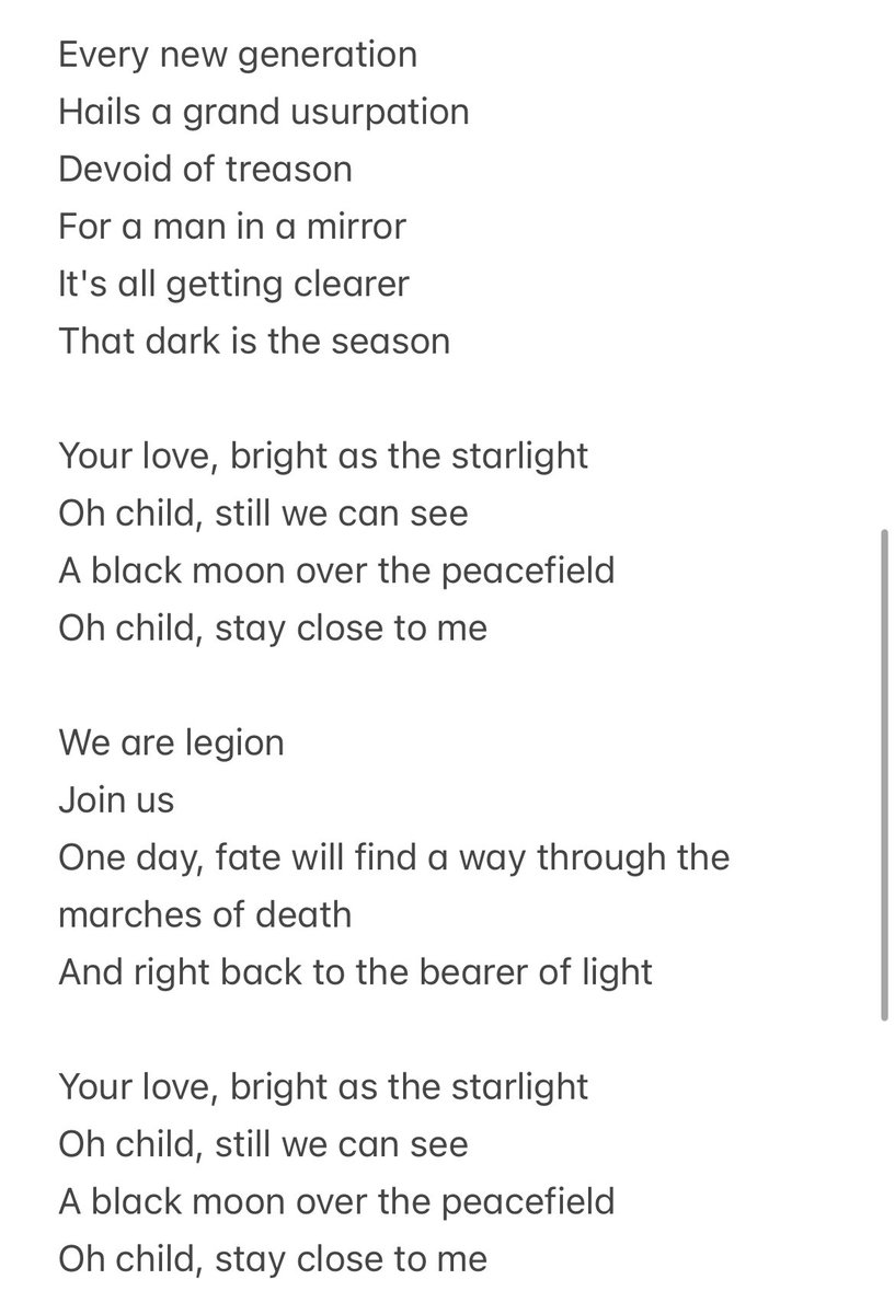 GHOST_IN_4K's tweet photo. PEACEFIELD - FULL LYRICS https://t.co/abXh66O8FU