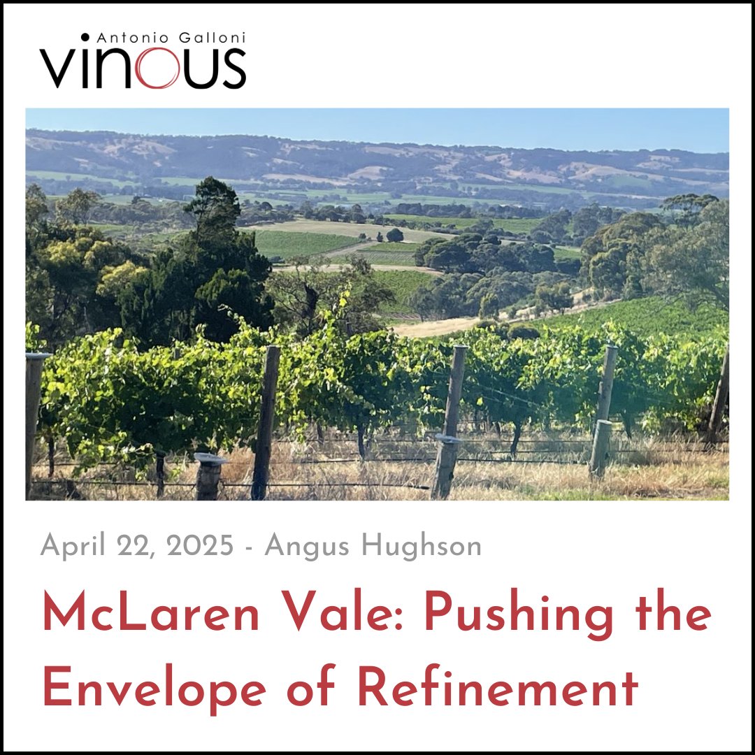 "McLaren Vale has transformed into a base for artisanal, terroir-driven winemakers with an increasing focus on single-vineyard wines of distinction." Read Angus Hughson's new article, McLaren Vale: Pushing the Refinement Envelope, on Vinous now.

vinous.com/articles/mclar…