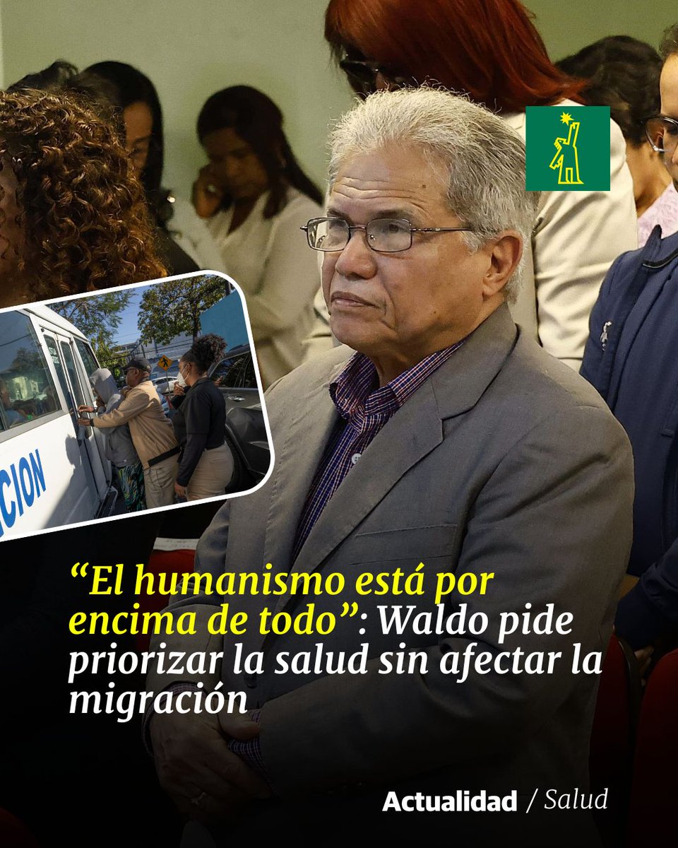 ⚕ |#SaludDL| El CMD, destacó que para los especialistas, la salud de los pacientes es la prioridad, sin importar su estatus migratorio

🔗 ow.ly/hYqk50VFBym

#DiarioLibre #WaldoArielSuero #Médico #Vidas