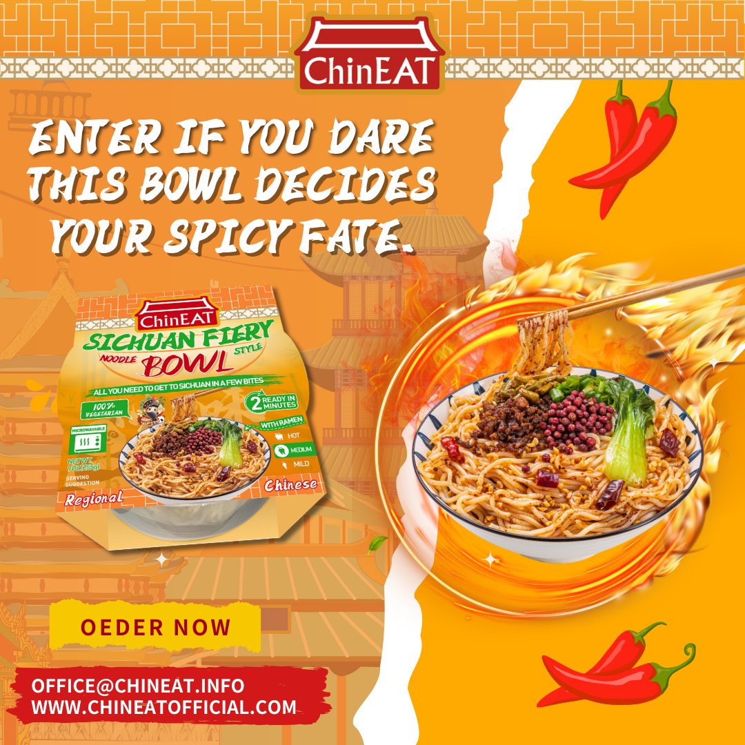 chin_eat's tweet photo. Your ticket to the realm of real spice—or your spicy downfall. 

Visit https://t.co/PLXXfQa05C drop an Email to office@chineat.info and keep in touch with us!⁠

#chinesefood #asianfood #sichuanfierynoodlebowl #sichuancuisine #food #spicyfood #chineat https://t.co/tJduJhnkxS
