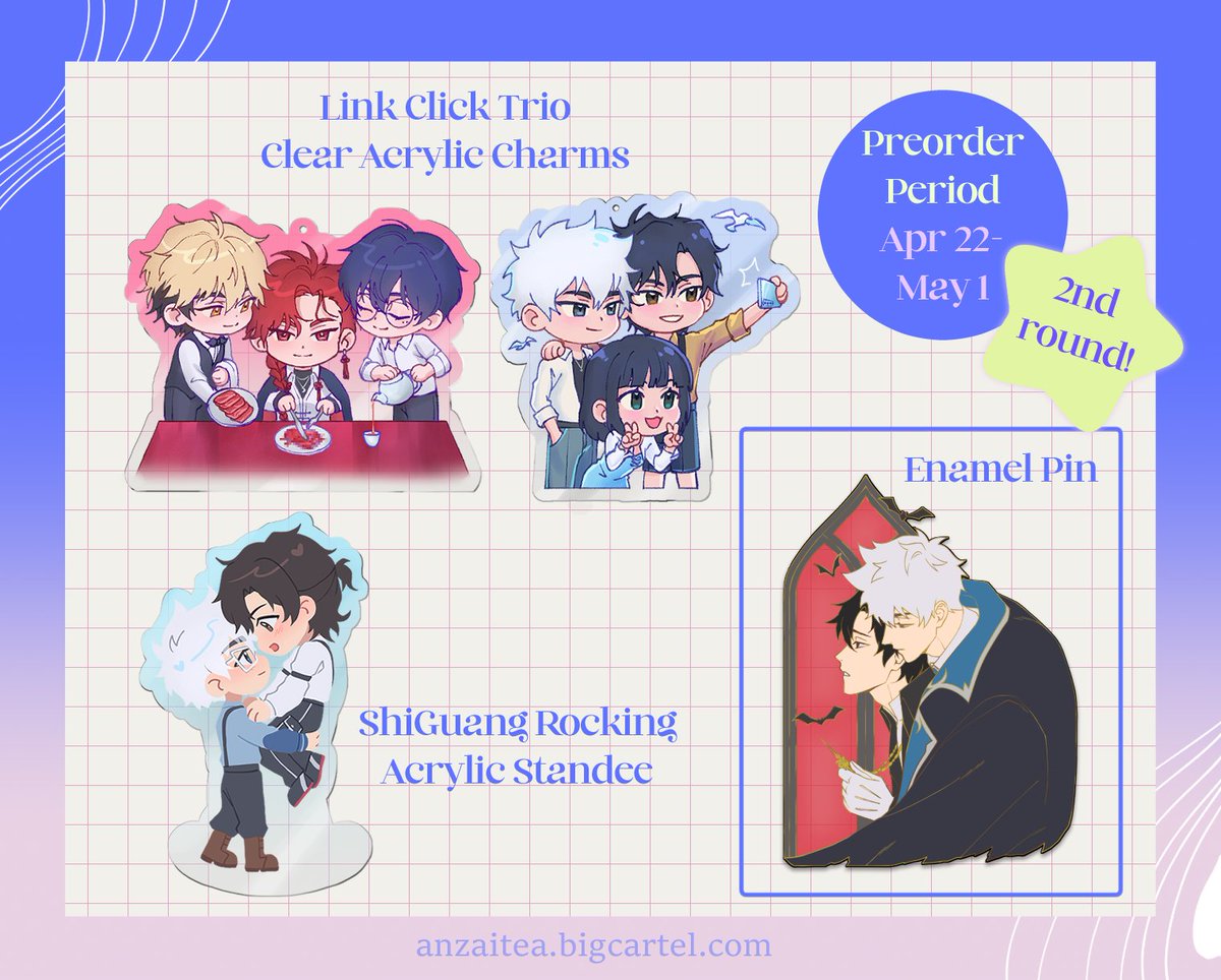 anzaitea's tweet photo. Second round of pre0rders are live! Shares are appreciated 💜

link below🔗 https://t.co/rwh4pW4Ngx