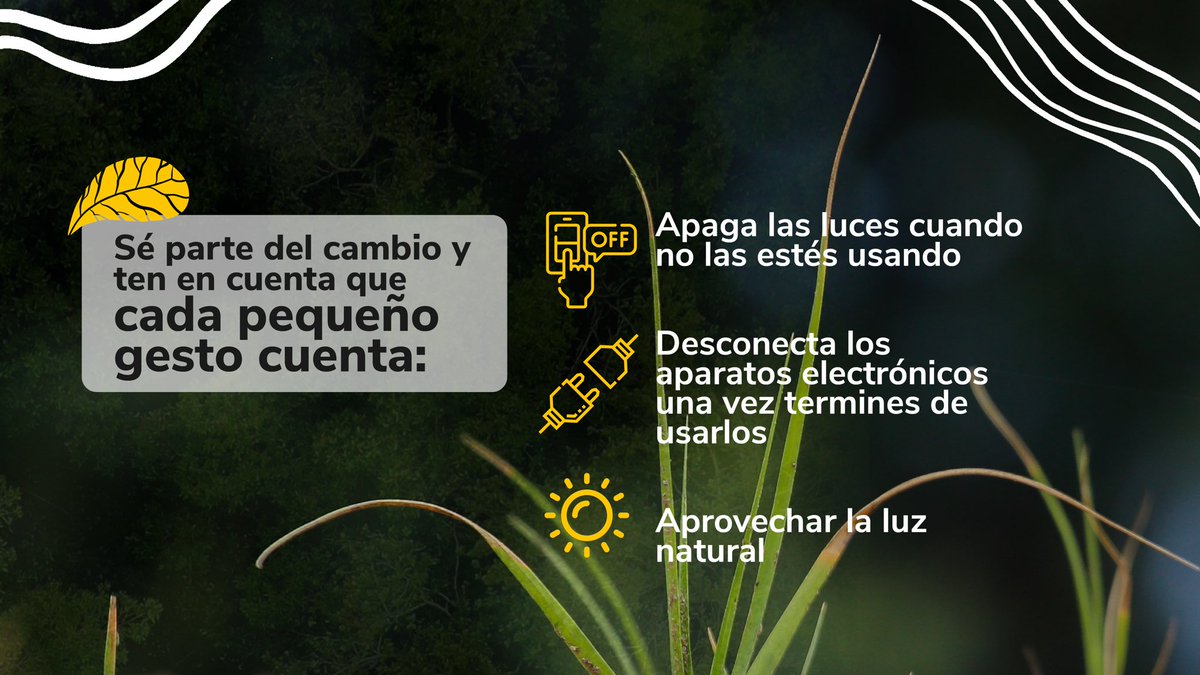 MinEnergiaCo's tweet photo. En este #DíaDeLaTierra, te invitamos a conectar con el planeta a través del cuidado y uso adecuado de la Energía. Nuestras pequeñas acciones generan gran impacto.
Cuida la Tierra, #CuidaLaVida ⚡#CuidaTuEnergía https://t.co/iOH0wOTrgq