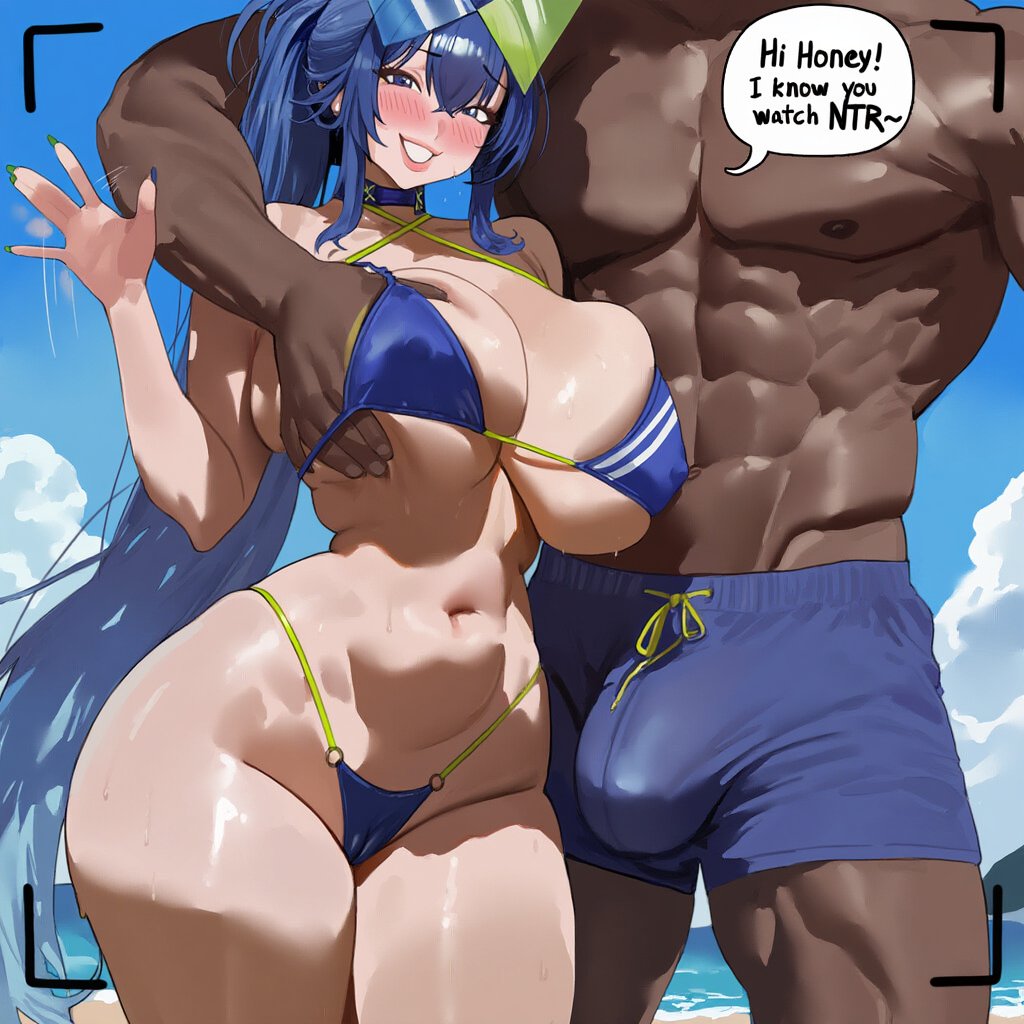 darkmagic135966's tweet photo. New Jersey found a video containing NTR so she asks a black man to help her make a lewd video at the beach
#blackedhentai #blackedwaifus #AzurLane https://t.co/060ZO9BMdZ