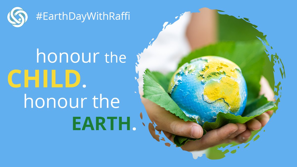 Honour the child. Honour the Earth. 🌎💚
Their future depends on our choices today. Build a child-first world of peace, dignity, and sustainability. bit.ly/RaffisCovenant #EarthDayWithRaffi #TurnThisWorldAround