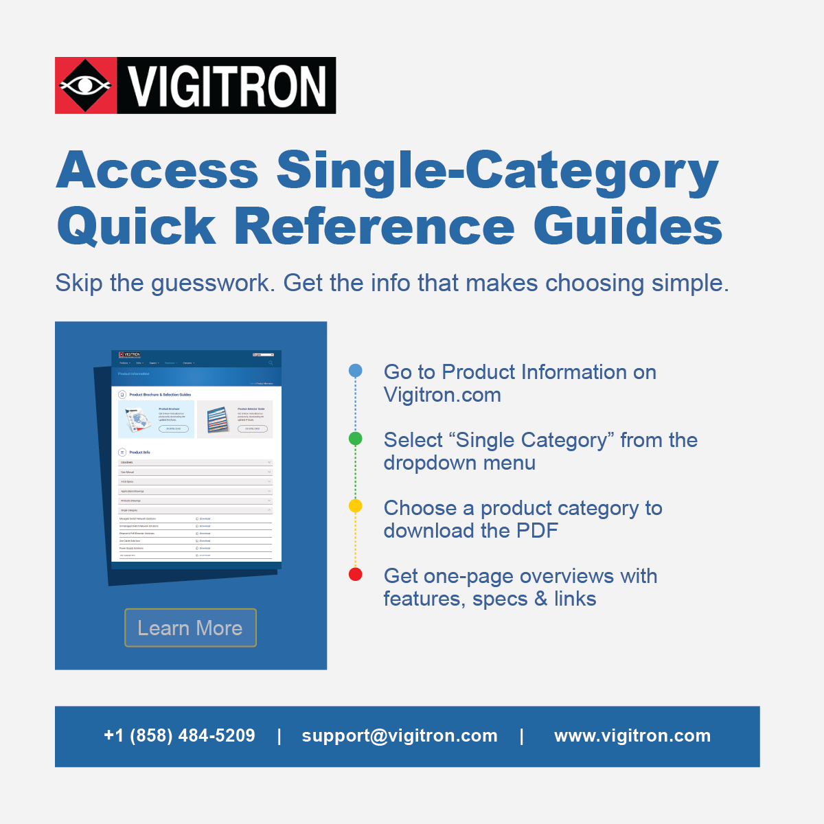 VigitronInc's tweet photo. Vigitron’s Single-Category Quick Reference Guides are built for professionals who need fast, accurate product comparisons — organized by category to support confident decision-making.

🔗 Start here: https://t.co/DM5ToLhecg

#NetworkDesign #SecurityIntegration #SurveillanceTools https://t.co/epNQpCqhYM