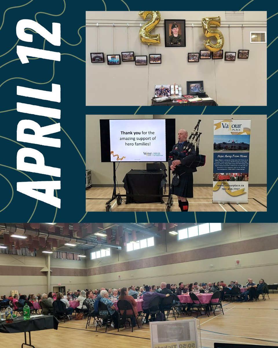 Another year, another reminder of just how special the military community is here in AB!

This year, we are grateful to accept over $20,000 in donations through the event, including nearly $4,500 in 50/50 money that was donated back by the winner of our raffle.