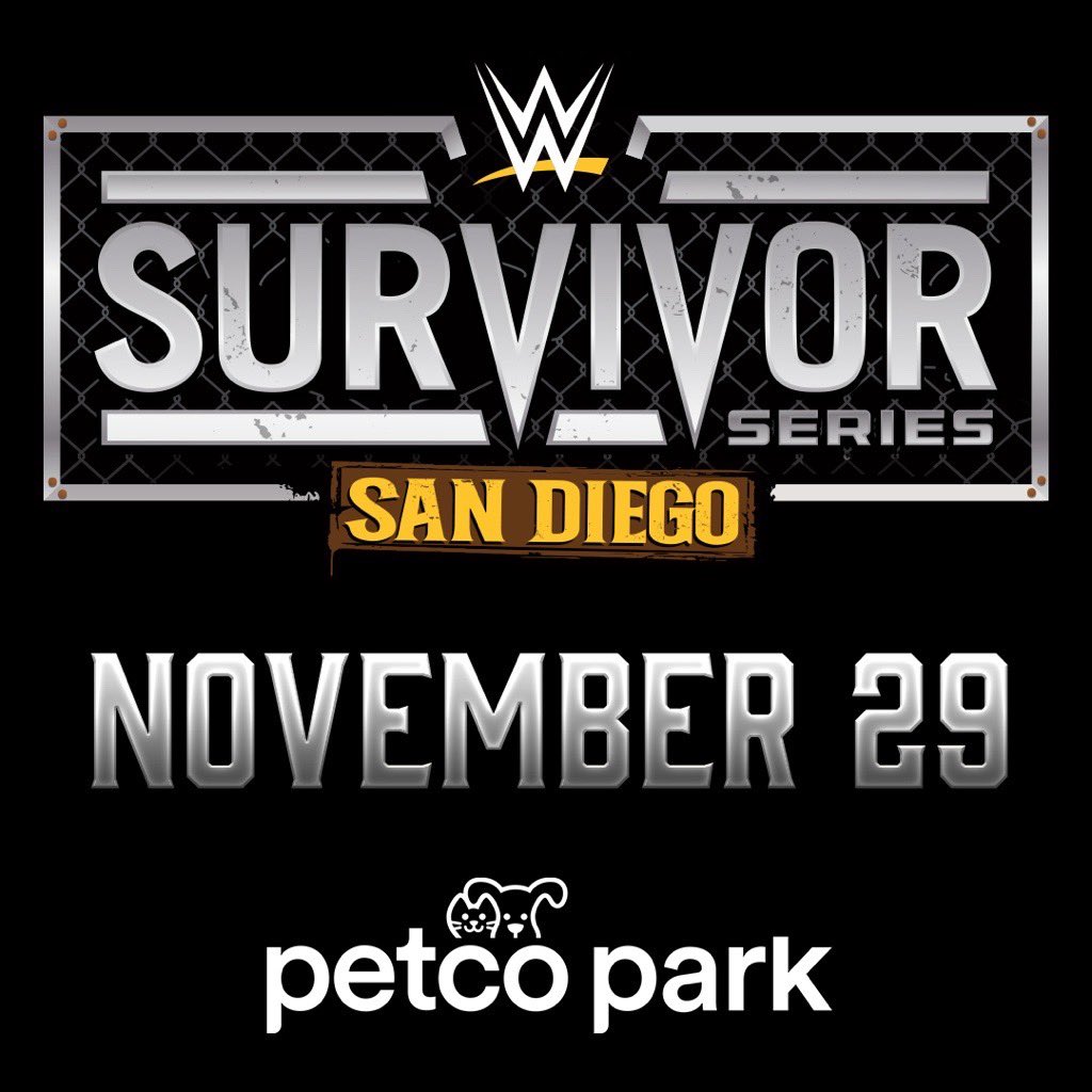 MayorToddGloria's tweet image. All the rumors are true. We’re bringing @WWE Survivor Series to San Diego.
November 29, 2025 | @PetcoPark.
Petco will be the first stadium to ever host Survivor Series.
San Diego is looking forward to welcoming the @WWEUniverse to the 619!
