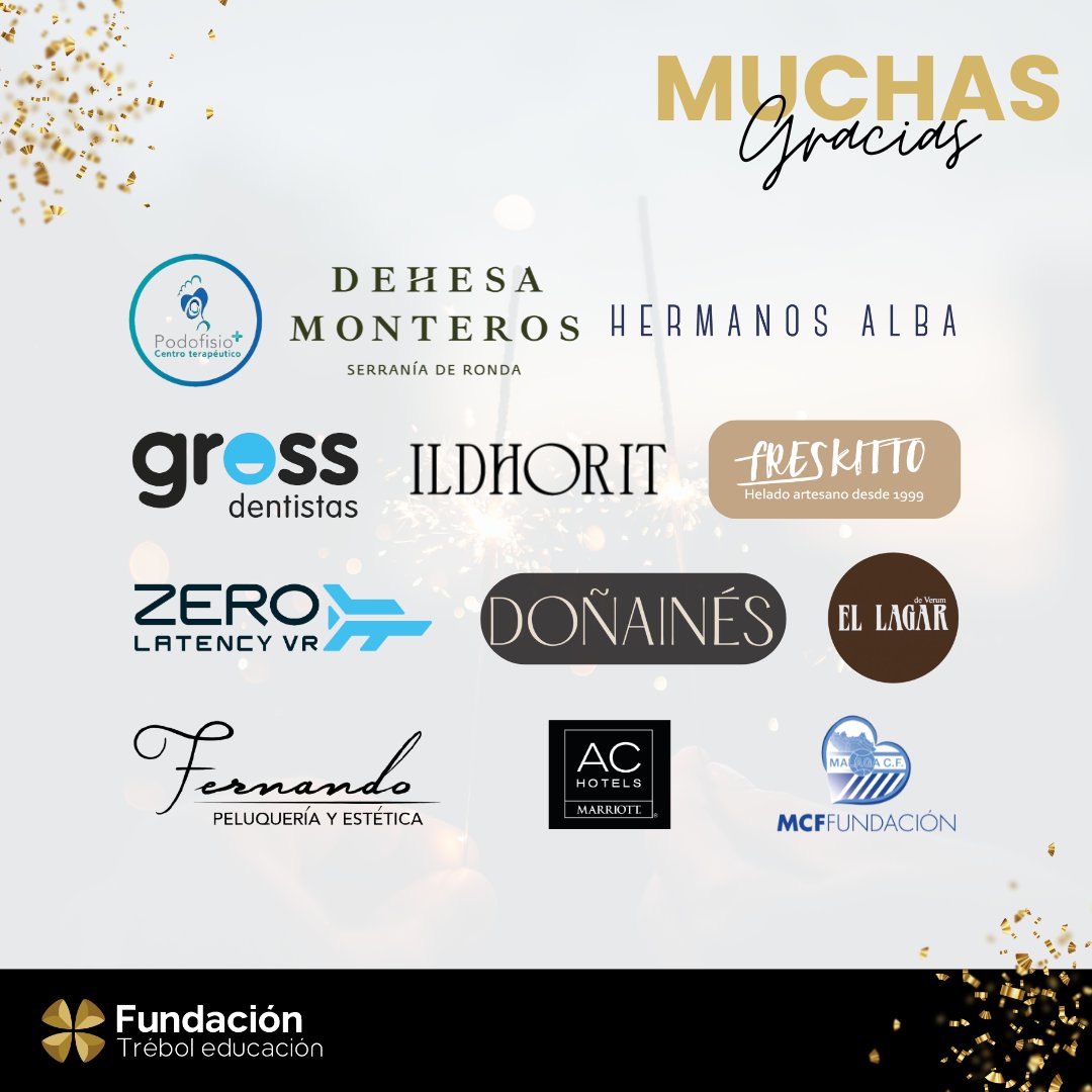 ¡Cuenta regresiva final! ⏳

📣 Hoy es tu ÚLTIMA oportunidad para ser parte de nuestra cena solidaria. ¡
Un ENORME agradecimiento a todos los colaboradores que han aportado regalos maravillosos.

🔗 Link en la bio para comprar tu entrada o aquí: entradium.com/events/ii-cena…