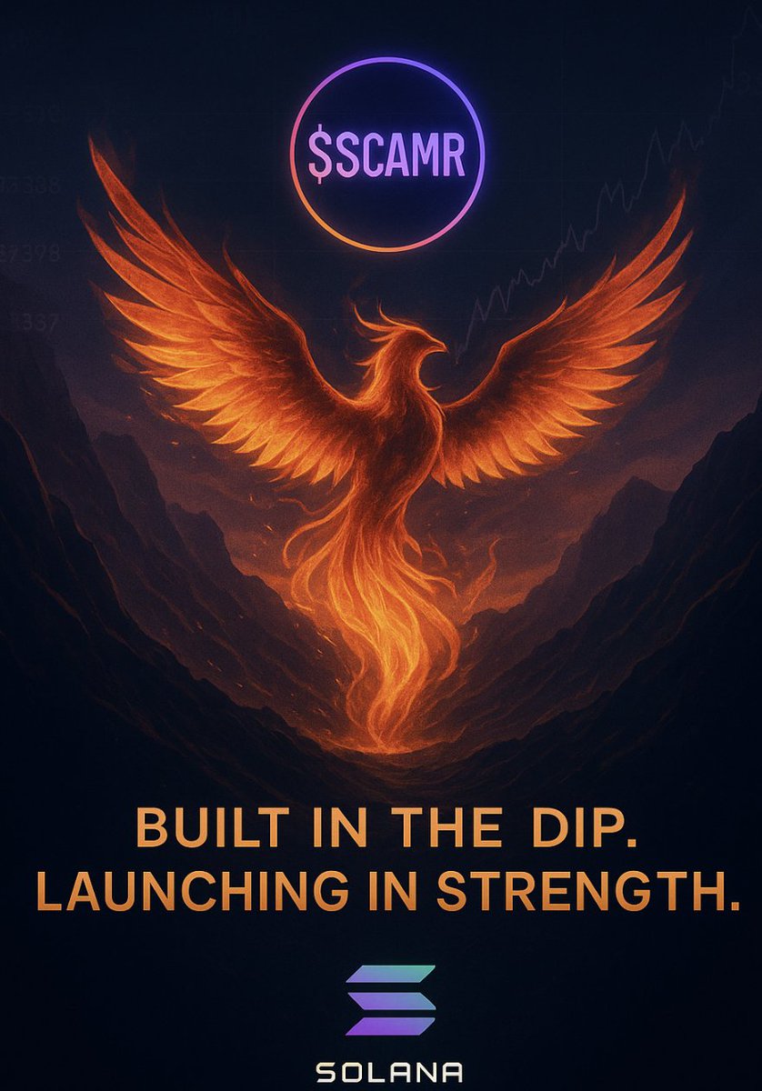 scamr_io's tweet photo. 2 weeks ago, the market was at its worst

They asked us to launch in the dip

We chose to build instead

Now the market is back — and so are we.

$SCAMR is launching in strength, only on Solana.

Stay tuned. 🧠⚔️ https://t.co/ndzHm3K3Mp