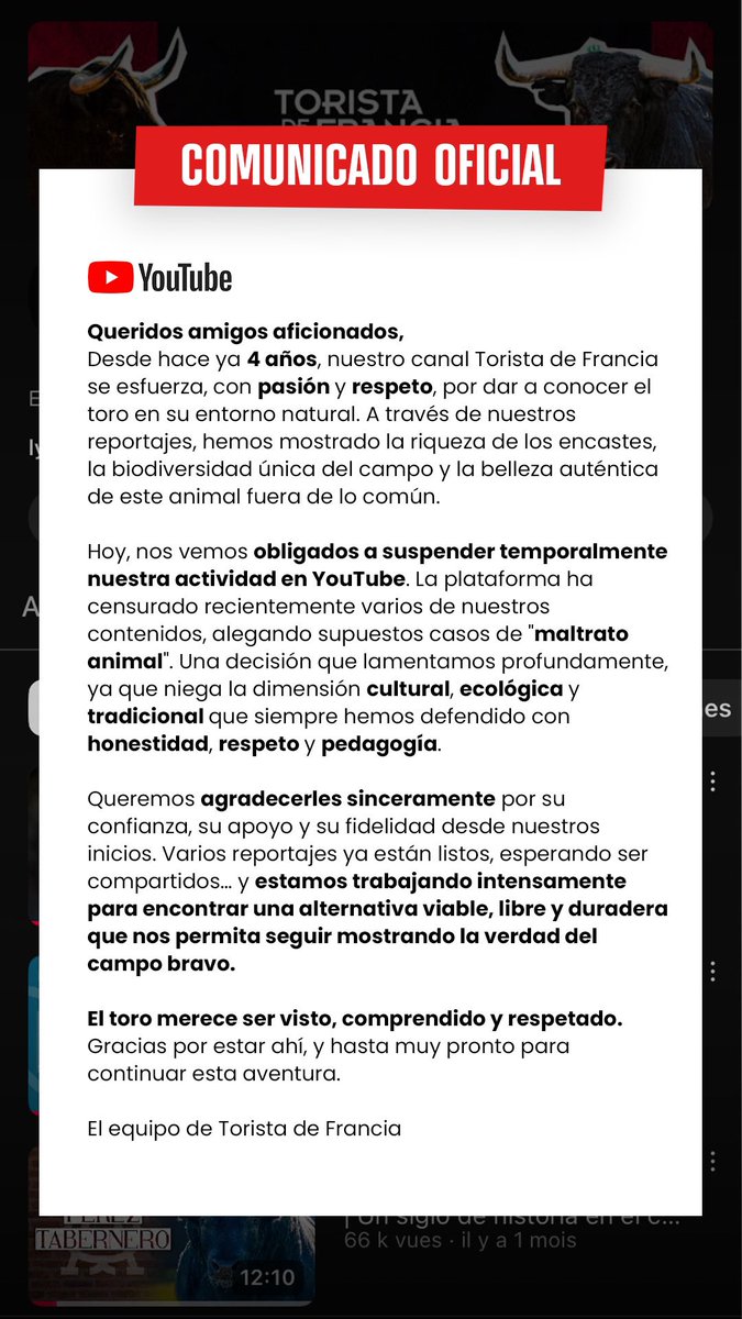 ToristaFrances's tweet image. El toro merece ser visto, comprendido y respetado ⤵️