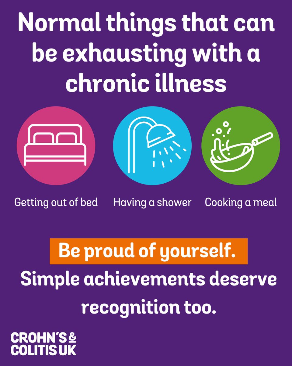 What did you achieve today?

#IBD #InflammatoryBowelDisease #Crohns #Colitis