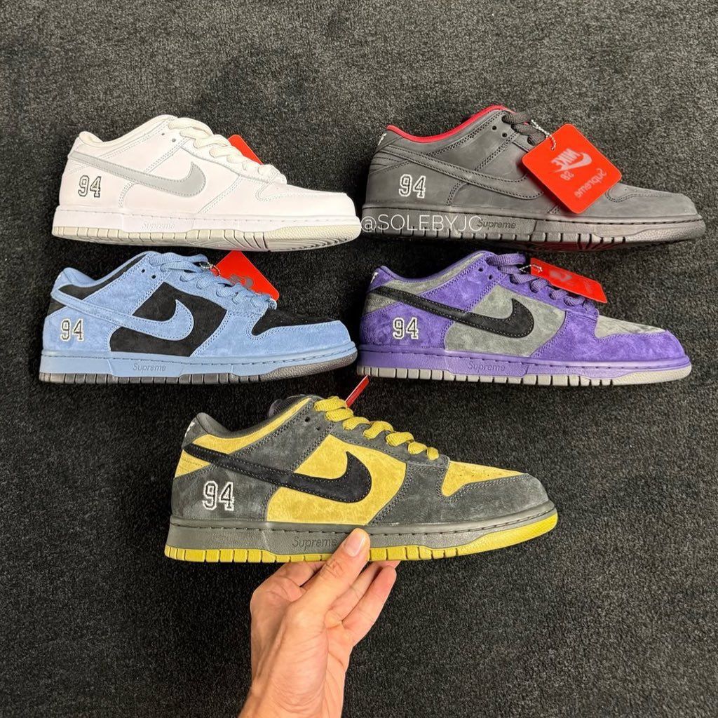 JustFreshKicks's tweet photo. Supreme x Nike SB Dunk Low Pack (SS25) 😮‍💨🛹 https://t.co/1nz5LldU9q
