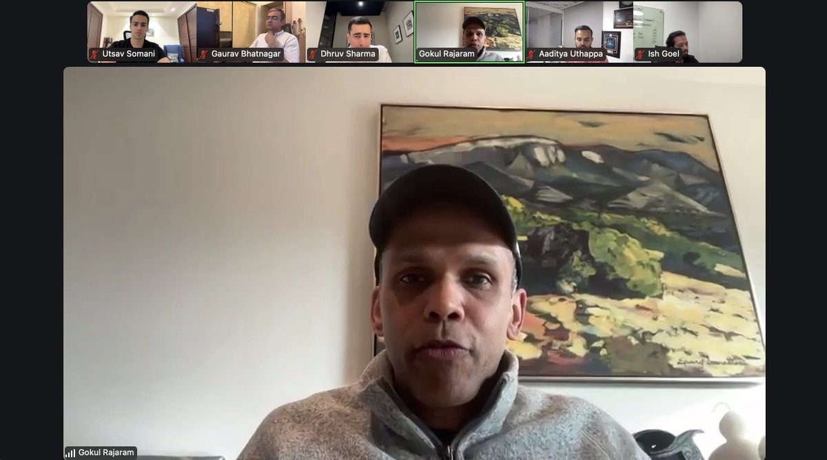 Today, we hosted Gokul Rajaram (<a href="/gokulr/">Gokul Rajaram</a>) at <a href="/offline_members/">Offline</a> — board member, investor, and product leader at Google, Square, Meta, Pinterest, DoorDash, Coinbase and more.

Here’s what stood out. 👇

🧠 We’re living in a Renaissance, not a Revolution

"It's not about how to build