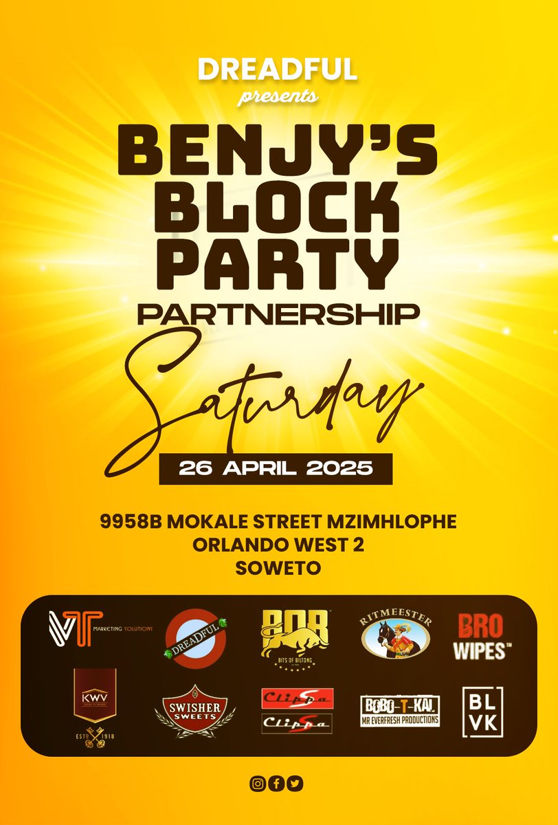 bitsofbiltong's tweet photo. Catch us in Soweto this Saturday for Benjy’s Block Party. Come vibe with us! 🎉 We're thrilled to bring you The Premium Biltong Nugget snack. We can't wait to share the excitement with you. Be sure to join us there! #bitsofbiltong #premiumsnack #soweto https://t.co/ZghbOLT7nU