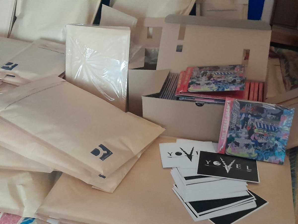 Dear Friends,
We are happy to announce that, after a long delay, physical copies for "The Great Silence" are finally here!

All your cd orders have been sent and soon Vinyls will follow!

Thanks again for your patience and support!

P.S. See you in Athens, 10/5.