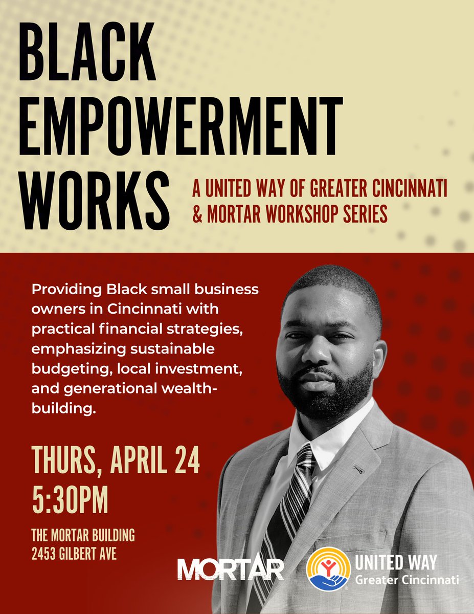 Don't just survive, THRIVE! Join us THIS THURSDAY at The MORTAR Building for a game changing workshop that delivers the importance of financial preparedness. Don't miss out!