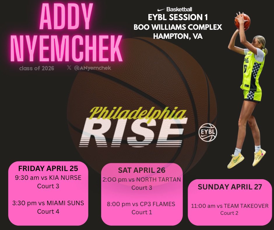 Can’t wait for this weekend at session one! Come check my team and I out