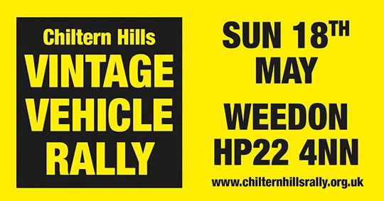 See <a href="/chilternrally/">Chiltern Hills Rally Sunday 17th May 2026</a>'s big yellow rally promo on our 5-screen display! It's their biggest event yet - Sunday 18 May, Weedon Park. Call 01296 658811 for trade or club info. #ChilternHillsRally #cornermedia #localbusinesses #Bucks #classicevents