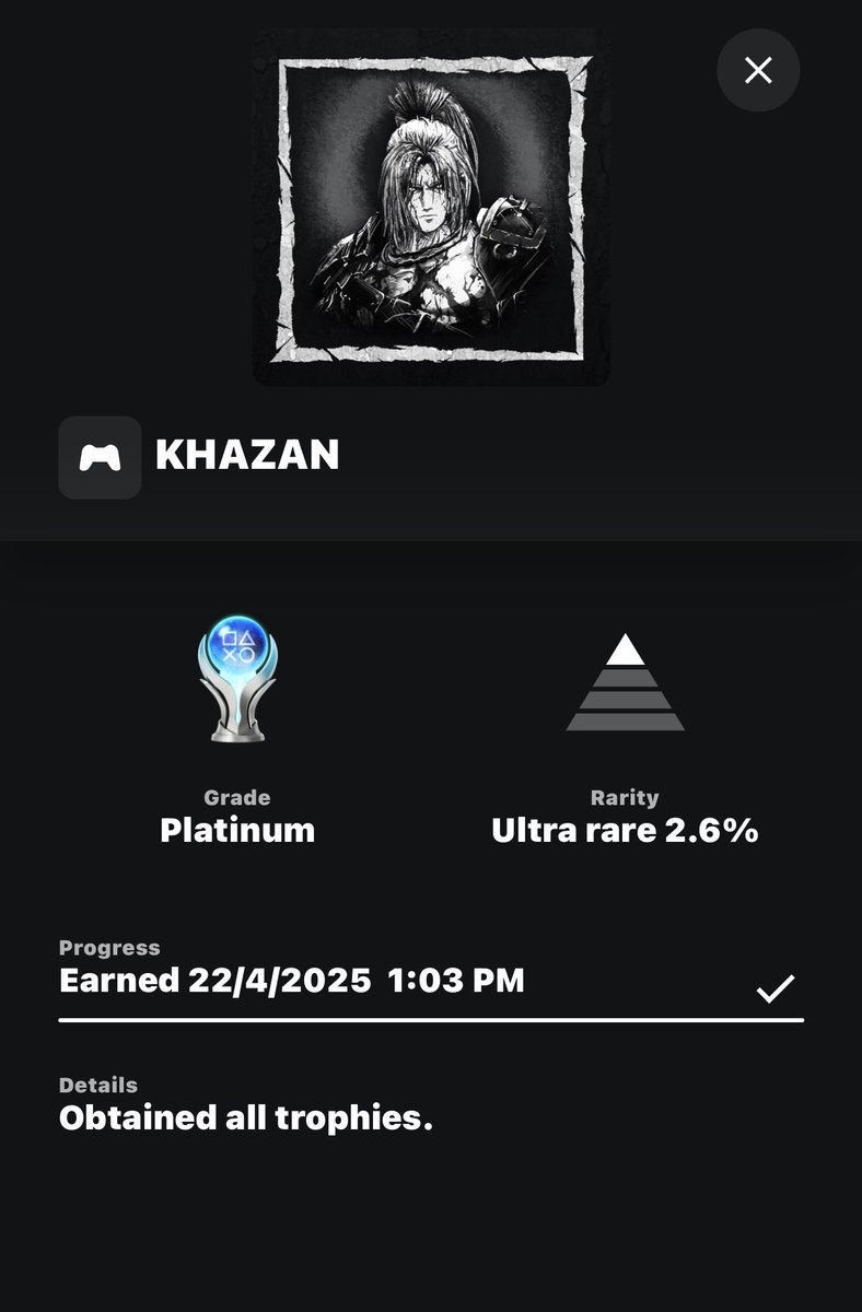SHADOW4v's tweet photo. KHAZAN: THE FIRST BERSERKER
⭐️10/10 

#اكسبلور #khazanthefirstberserker #Trophy #شدو_محد_قدو #شادو https://t.co/bK4z1hmjKx