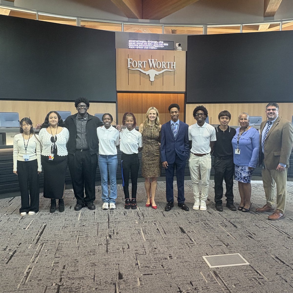 Oscar Dean Wyatt (@odwyattfwisd) on Twitter photo We were invited to be part of todayβs <a href="/CityofFortWorth/">City of Fort Worth</a> Council Meeting. Thank you Mayor Parker for having us! <a href="/FortWorthISD/">Fort Worth Independent School District</a> <a href="/karenmolinar/">karenmolinar</a> <a href="/AGallegosEdD/">Armando Gallegos</a> <a href="/ChrisjBarksdale/">Christopher J. Barksdale, Ed.D.</a> <a href="/TBrownEducator/">Dr. Tamekia Brown</a> We were invited to be part of todayβs <a href="/CityofFortWorth/">City of Fort Worth</a> Council Meeting. Thank you Mayor Parker for having us! <a href="/FortWorthISD/">Fort Worth Independent School District</a> <a href="/karenmolinar/">karenmolinar</a> <a href="/AGallegosEdD/">Armando Gallegos</a> <a href="/ChrisjBarksdale/">Christopher J. Barksdale, Ed.D.</a> <a href="/TBrownEducator/">Dr. Tamekia Brown</a>